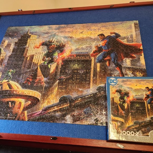 Ceaco - Thomas Kinkade - DC Comics - Superman Man of Steel - 1000 Piece Puzzle - Picture 3 of 3